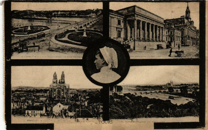 Carte postale ancienne Tours à Tours