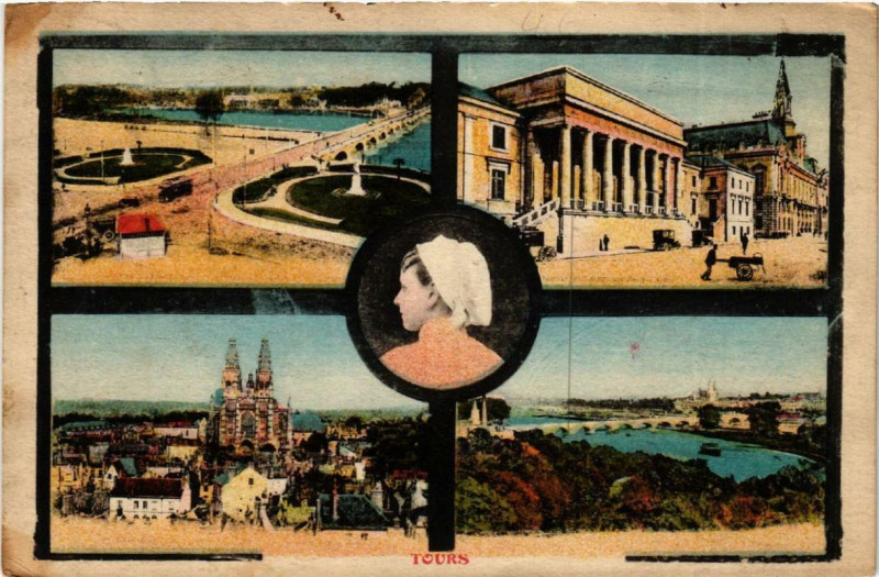 Carte postale ancienne Tours à Tours