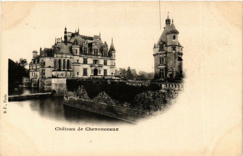 Carte postale ancienne Chateau de Chenonceaux à Chenonceaux