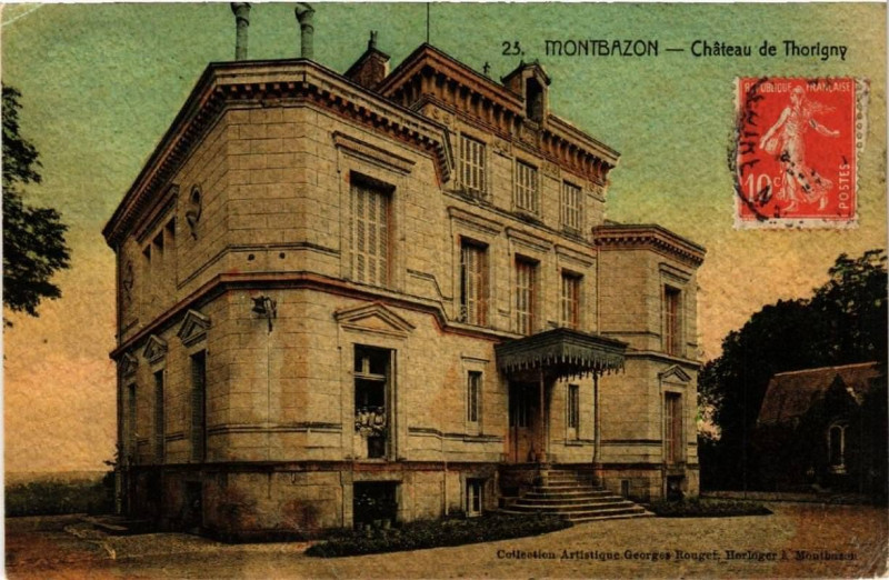Carte postale ancienne Montbazon Chateau de Thorigny à Montbazon