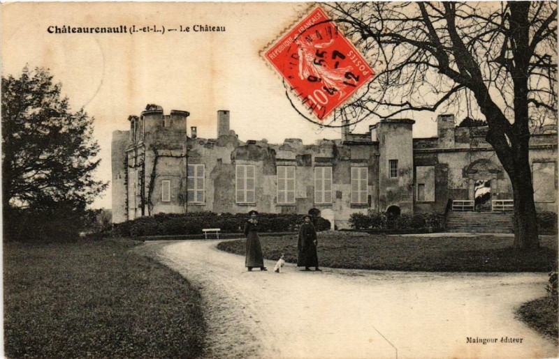 Carte postale ancienne Chateau-Renault Le Chateau à Château-Renault