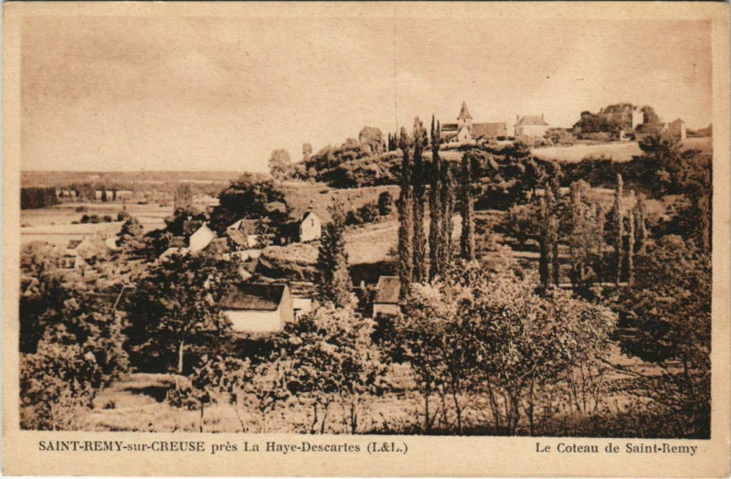 Carte postale ancienne Saint-Remy-sur-Creuse