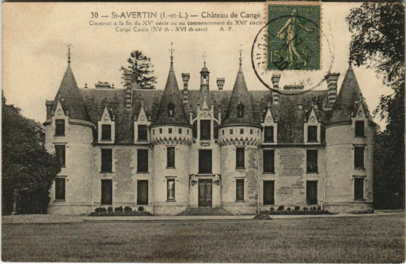 Carte postale ancienne Saint-Avertin - Chateau de Congé à Saint-Avertin
