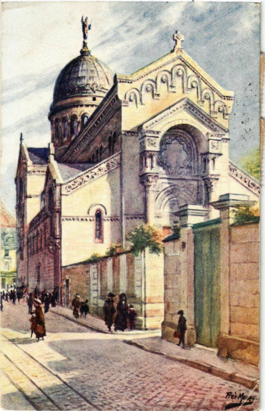 Carte postale ancienne Tours - Basilique St-Martin à Tours
