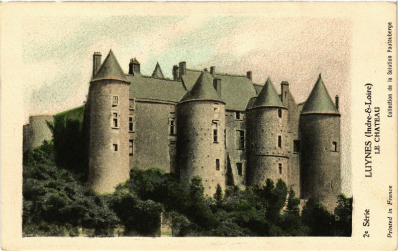 Carte postale ancienne Luynes - Le Chateau à Luynes