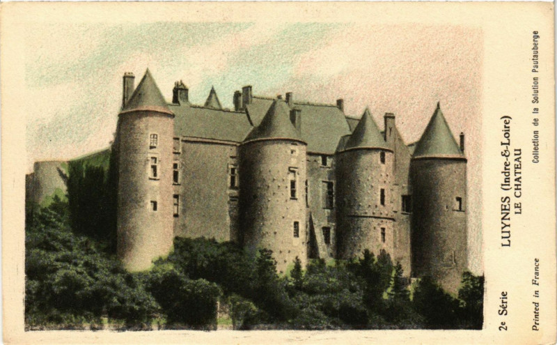 Carte postale ancienne Luynes - Le Chateau à Luynes
