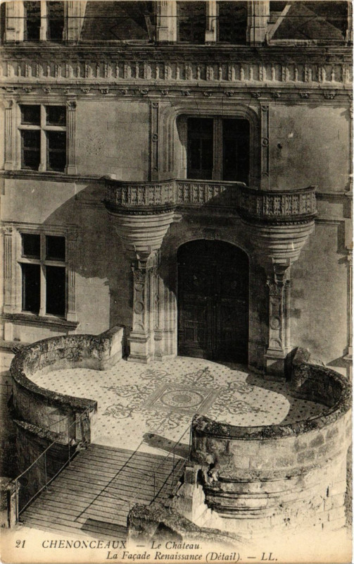 Carte postale ancienne Chenonceaux - Le Chateau à Chenonceaux