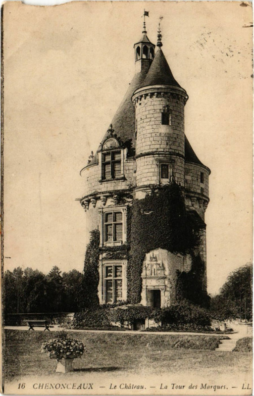 Carte postale ancienne Chenonceaux - Le Chateau à Chenonceaux