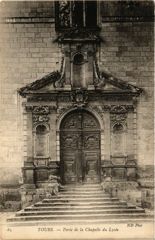 Carte postale ancienne Tours - Porte de la Chapelle à Tours