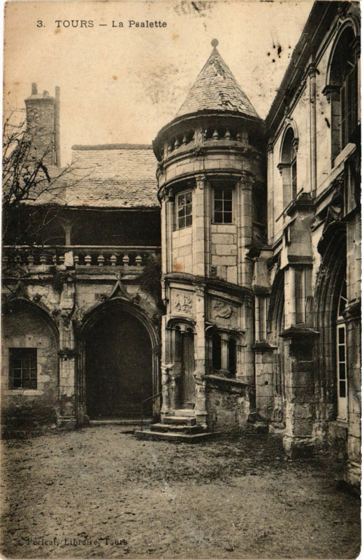 Carte postale ancienne Tours - La Psalette à Tours