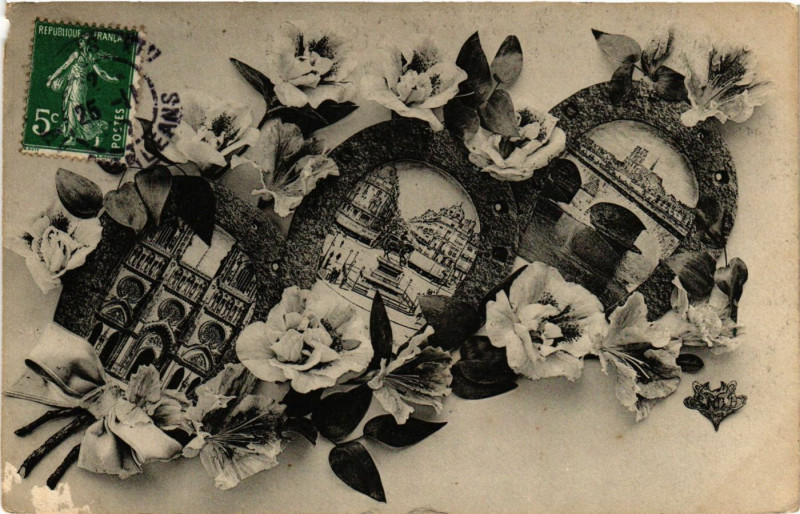 Carte postale ancienne Souvenir de Tours à Tours