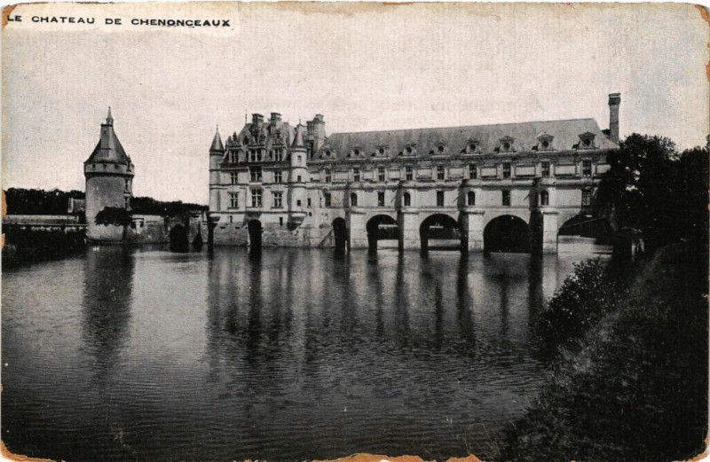 Carte postale ancienne Le Chateau de Chenonceaux à Chenonceaux