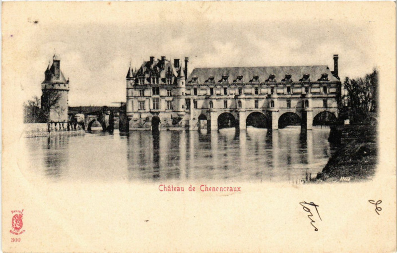 Carte postale ancienne Chateau de Chenonceaux à Chenonceaux