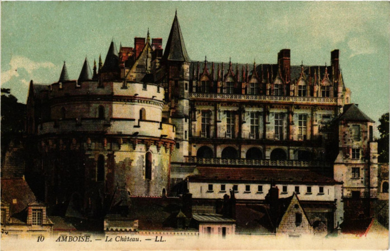 Carte postale ancienne Amboise - Le Chateau à Amboise