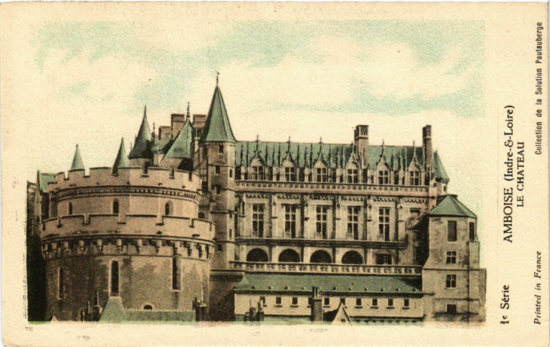 Carte postale ancienne Amboise - Le Chateau à Amboise