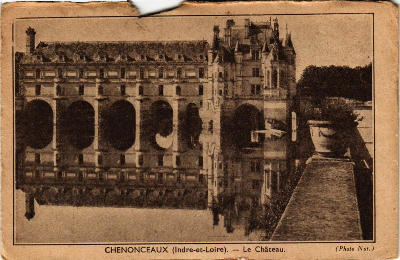 Carte postale ancienne Chenonceaux - Le Chateau à Chenonceaux