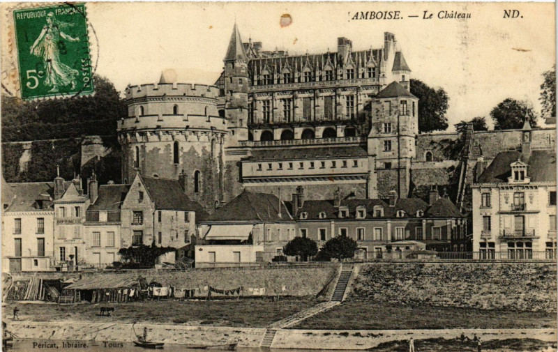Carte postale ancienne Amboise - Le Chateau à Amboise