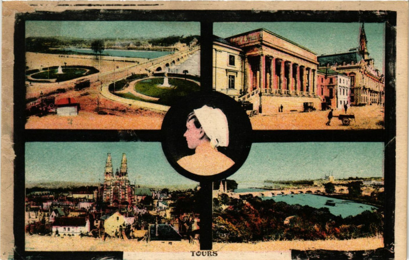 Carte postale ancienne Tours à Tours