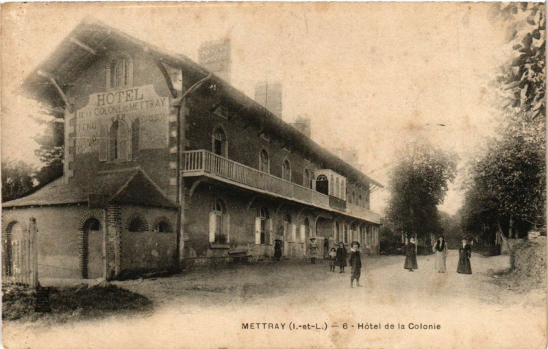 Carte postale ancienne Mettray - Hotel de la Colonie à Mettray