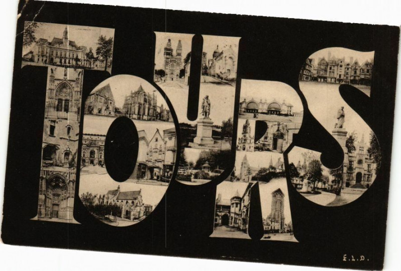 Carte postale ancienne Tours à Tours