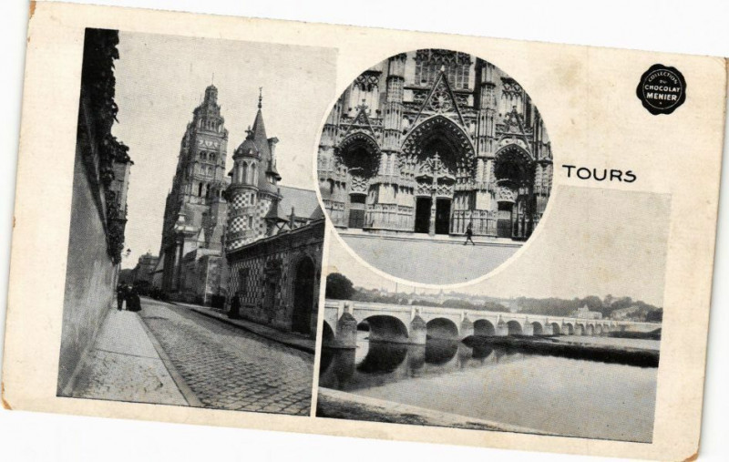 Carte postale ancienne Tours à Tours