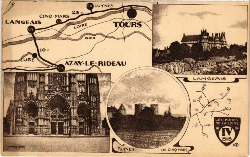 Carte postale ancienne Tours à Tours