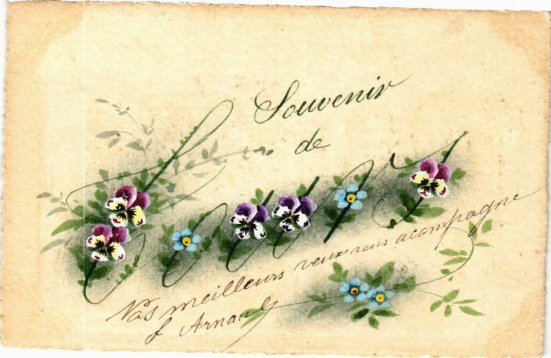 Carte postale ancienne Souvenir de Tours à Tours