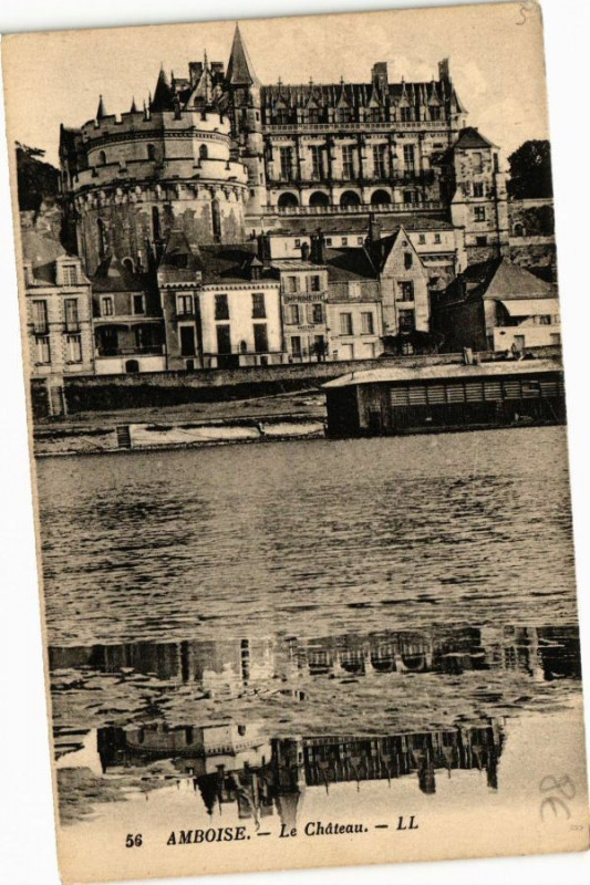 Carte postale ancienne Amboise - Le Chateau à Amboise