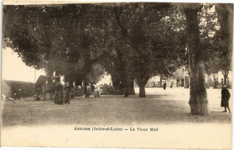Carte postale ancienne Amboise - La Vieux Mail à Amboise