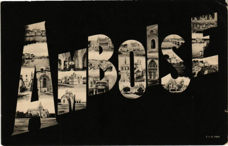 Carte postale ancienne Amboise à Amboise