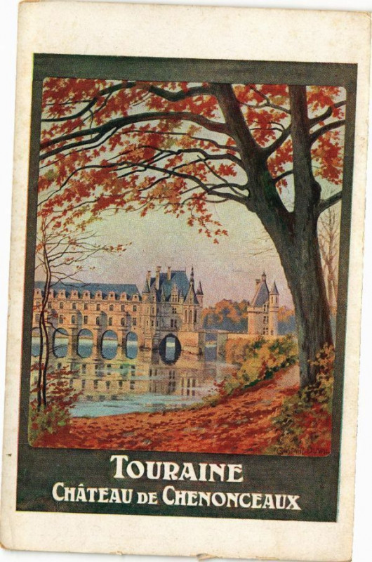 Carte postale ancienne Touraine - Chateau de Chenonceaux à Chenonceaux