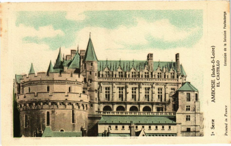 Carte postale ancienne Amboise (Indre.&-Loire) - El Castillo à Amboise