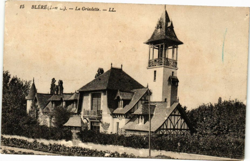Carte postale ancienne Blere - La Grisolette à Bléré