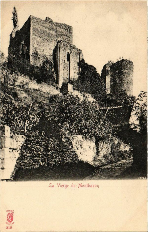 Carte postale ancienne La Vierge de Montbazon à Montbazon