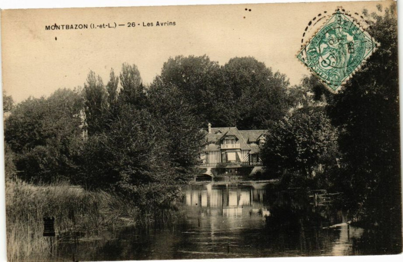 Carte postale ancienne Montbazon - Les Avrins à Montbazon