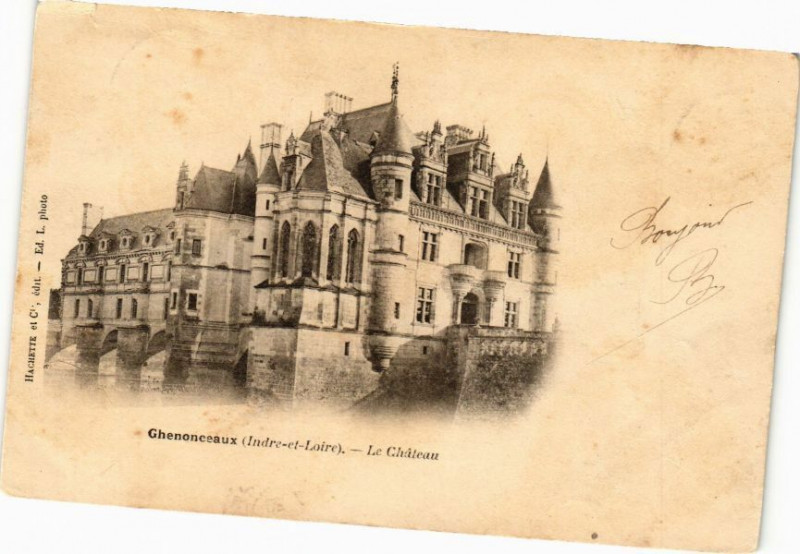 Carte postale ancienne Chenonceaux - Le Chateau à Chenonceaux