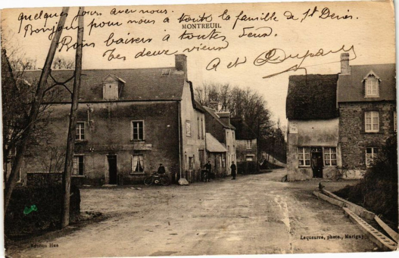 Carte postale ancienne Montreuil