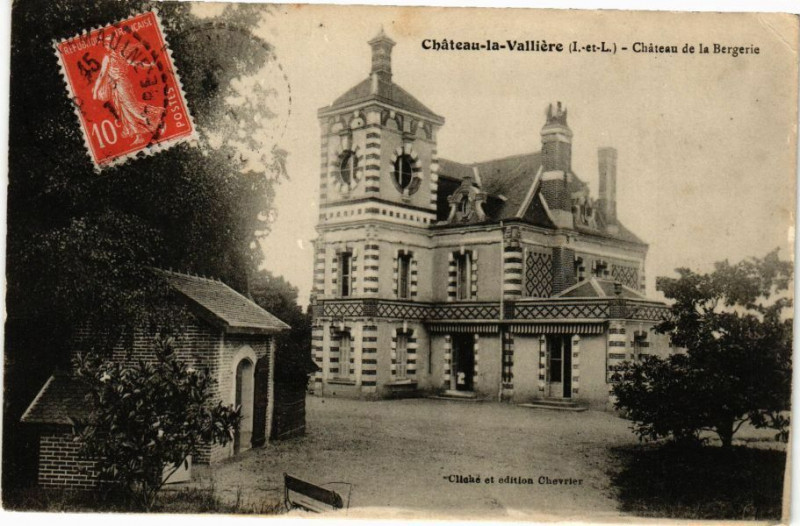 Carte postale ancienne Chateau-la-Valliere (I.-et-.) - Chateau de la Bergerie à Château-la-Vallière