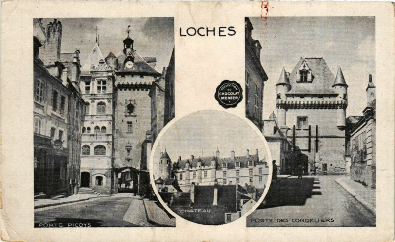 Carte postale ancienne Loches à Loches