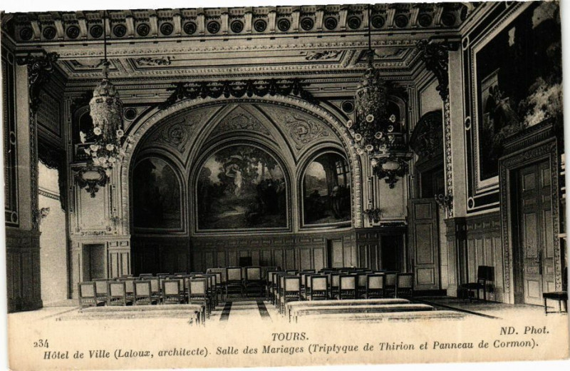 Carte postale ancienne Tours - Ancienne Maison en bois à Tours
