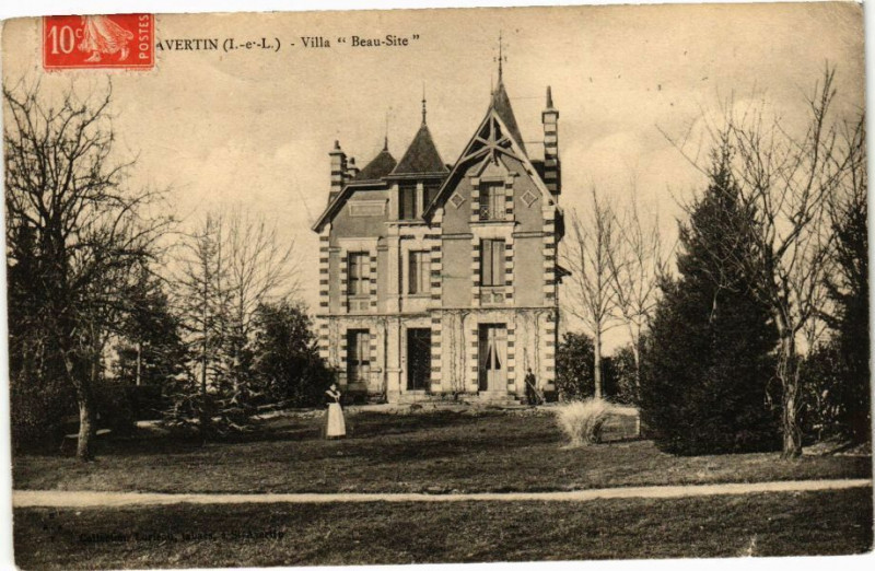 Carte postale ancienne Saint-Avertin - Villa Beau-Site à Saint-Avertin