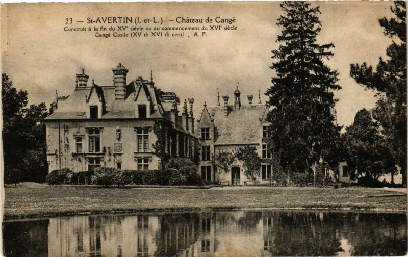 Carte postale ancienne Saint-Avertin - Chateau de Congé à Saint-Avertin