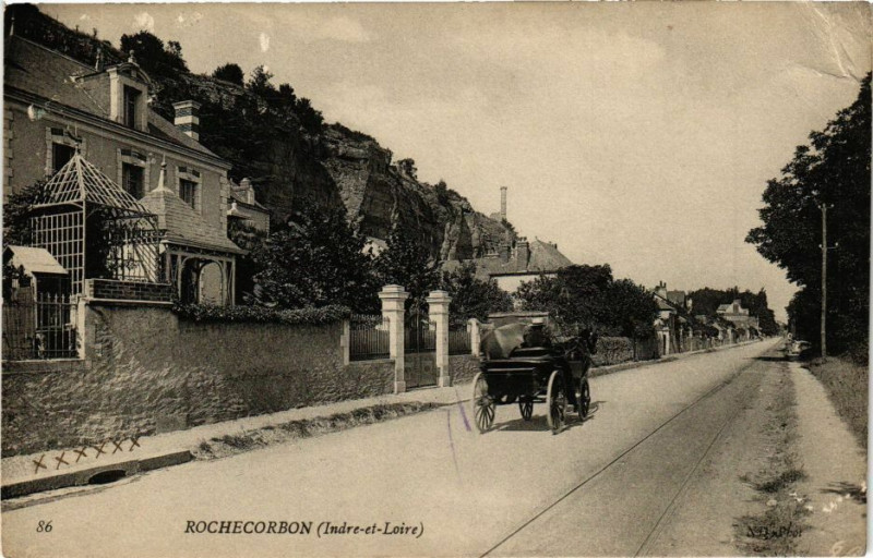 Carte postale ancienne Rochecorbon - à Rochecorbon
