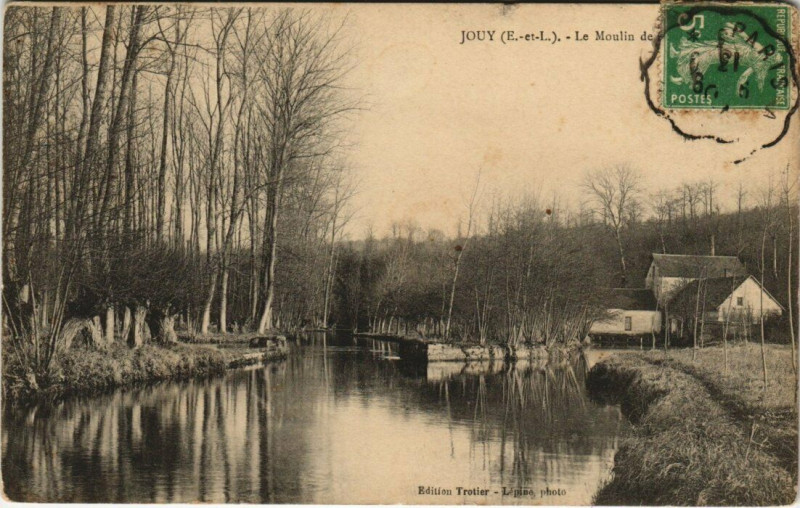Carte postale ancienne Jouy-Le Moulin de à Jouy