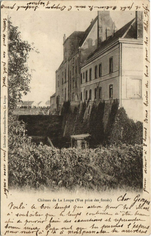 Carte postale ancienne Chateau de La Loupe à La Loupe