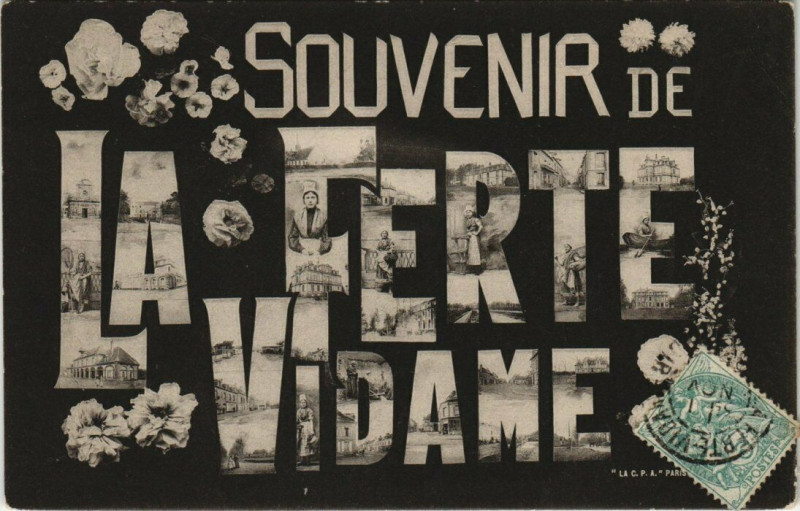 Carte postale ancienne Souvenir de La Ferte-Vidame