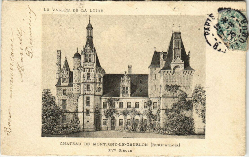 Carte postale ancienne Chateau De Montigny-le-Gannelon