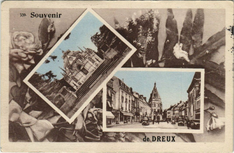 Carte postale ancienne Souvenir de Dreux à Dreux