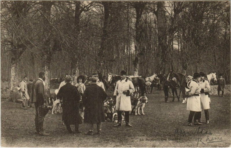 Carte postale ancienne Dreux - Le Rapport des Gardes à Dreux
