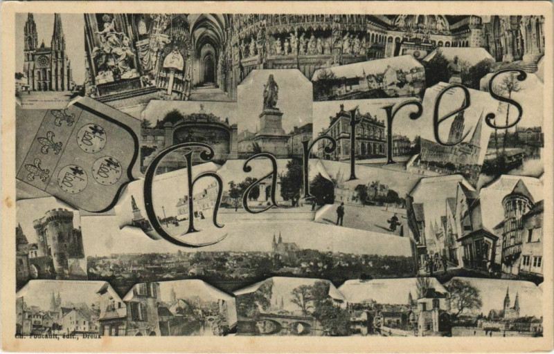 Carte postale ancienne Chartres à Chartres